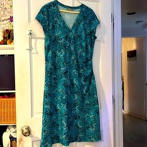 Athleta blue dress xl